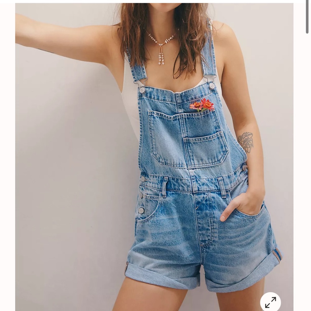 Free People Ziggy Shortalls Overalls